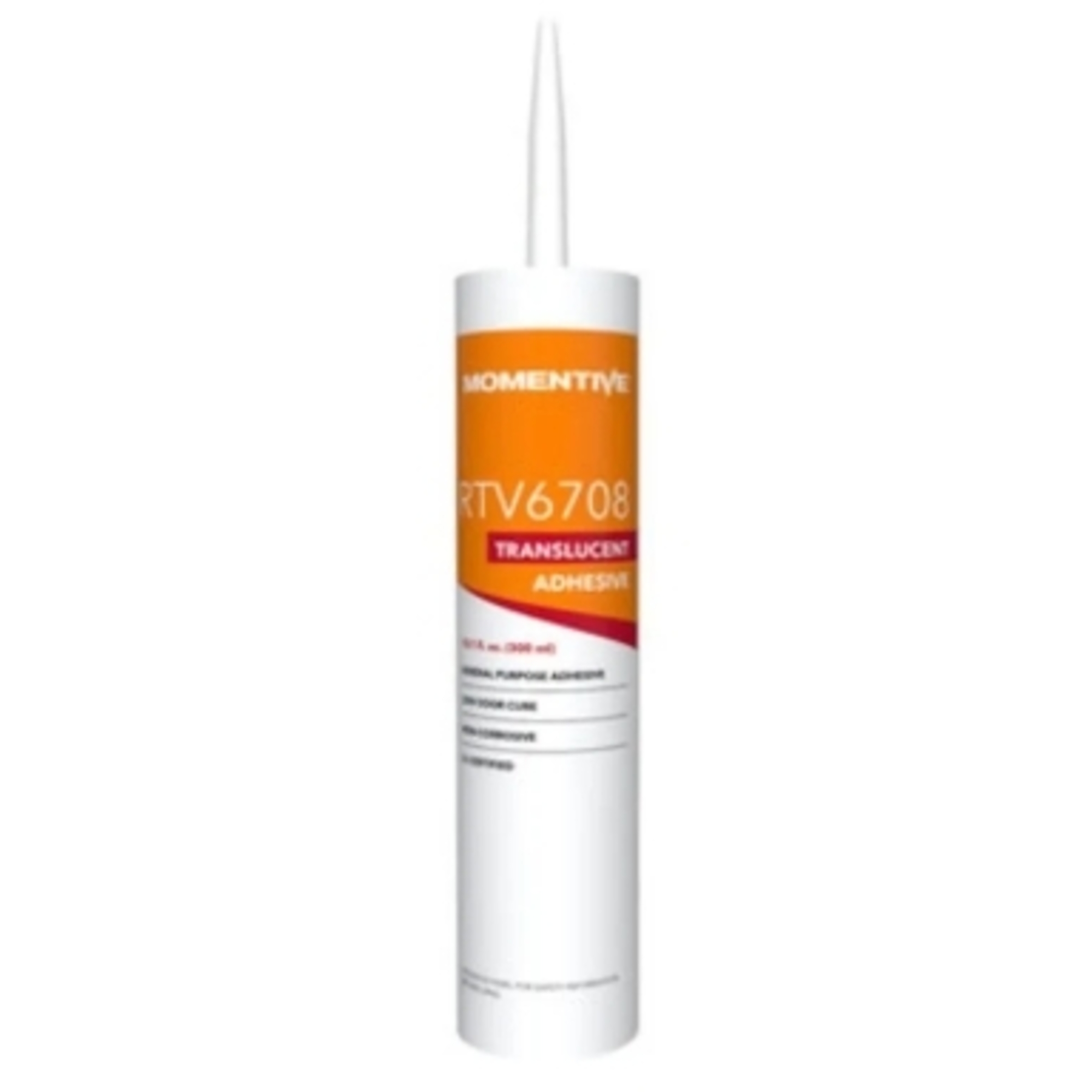 Momentive RTV6708 Silicone Sealant - Clear - 10.1 oz Cartridge